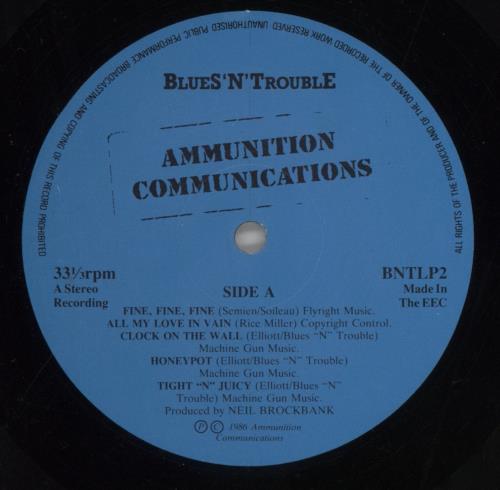 Blues 'N' Trouble No Minor Keys vinyl LP album (LP record) UK BFMLPNO359724