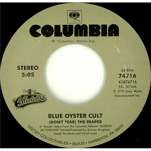 Blue Oyster Cult (Don't Fear) The Reaper US 7" vinyl single (7 inch