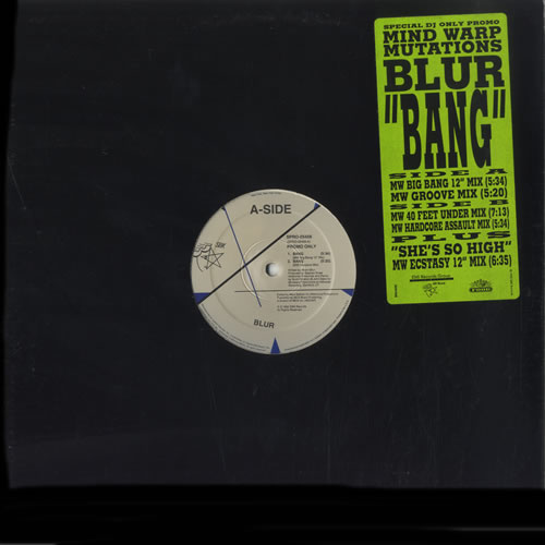 Blur Bang 12" vinyl single (12 inch record / Maxi-single) US BLR12BA26527