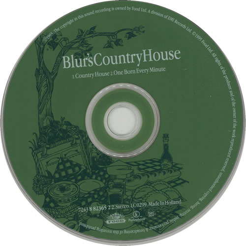 Blur Country House CD single (CD5 / 5") Dutch BLRC5CO59952
