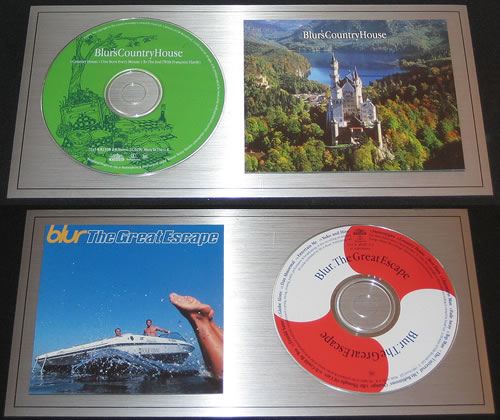 Blur Country House/The Great Escape award disc UK BLRAWCO150262