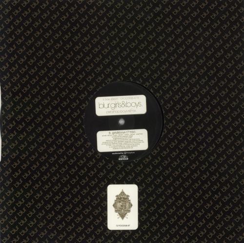 Blur Girls & Boys - Pet Shop Boys Remix 12" vinyl single (12 inch record / Maxi-single) UK BLR12GI868088