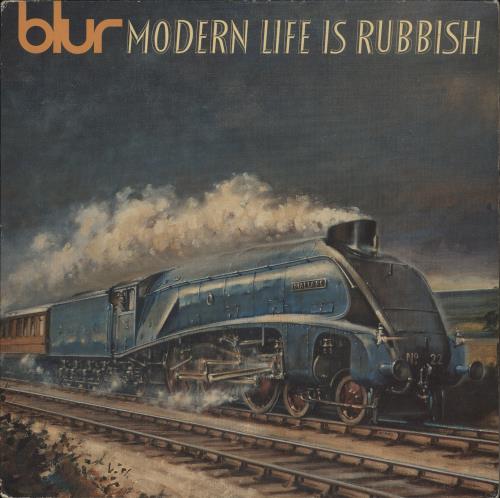 Blur Modern Life Is Rubbish - VG vinyl LP album (LP record) UK BLRLPMO875559