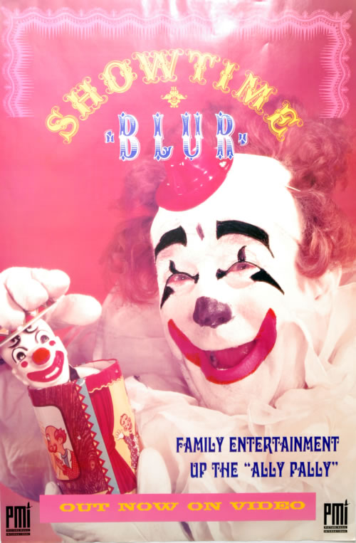 Blur Showtime poster UK BLRPOSH61393