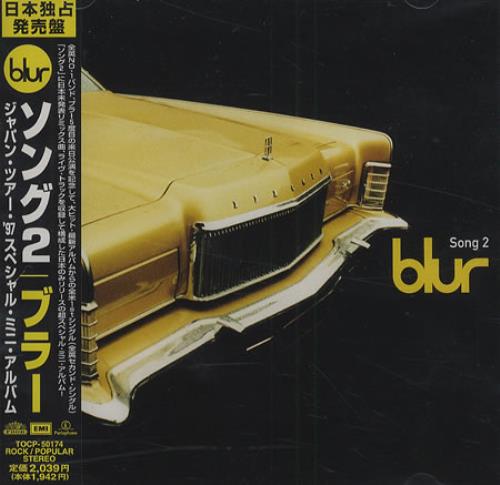 Blur Song 2 - Promo + Obi CD album (CDLP) Japanese BLRCDSO227378