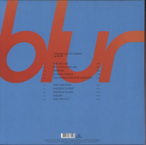 Blur The Ballad Of Darren - Clear w/ Black Smoke Vinyl + CD + 7" vinyl LP album (LP record) UK BLRLPTH871705
