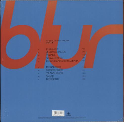 Blur The Ballad Of Darren - Coloured Vinyl - Sealed + Autographed Card & Slipmat vinyl LP album (LP record) UK BLRLPTH880524