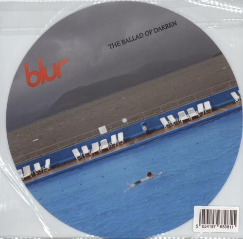 Blur The Ballad Of Darren - Coloured Vinyl - Sealed + Autographed Card & Slipmat vinyl LP album (LP record) UK BLRLPTH880524