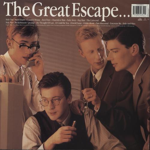 Blur The Great Escape - 1st vinyl LP album (LP record) UK BLRLPTH258092