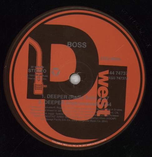 Bo$$ [Hip Hop] Deeper 12" vinyl single (12 inch record / Maxi-single) US 51A12DE853748