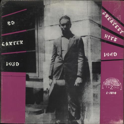 Bo Carter Greatest Hits 1930-1940 vinyl LP album (LP record) US 84RLPGR862007