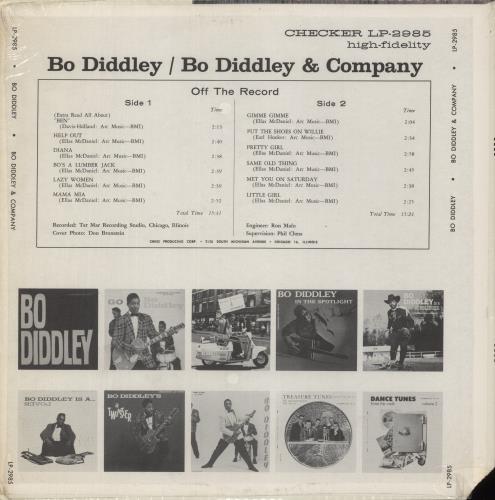 Bo Diddley Bo Diddley & Company - Shrink vinyl LP album (LP record) US BODLPBO875055
