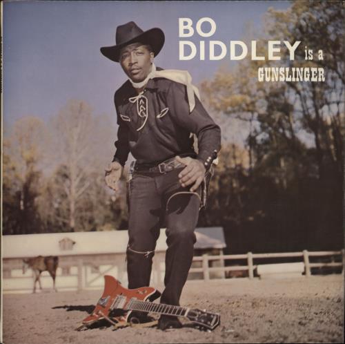 Bo Diddley Bo Diddley Is A Gunslinger - VG/EX vinyl LP album (LP record) UK BODLPBO610371