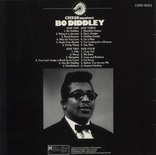 Bo Diddley Chess Masters 2-LP vinyl record set (Double LP Album) UK BOD2LCH433162