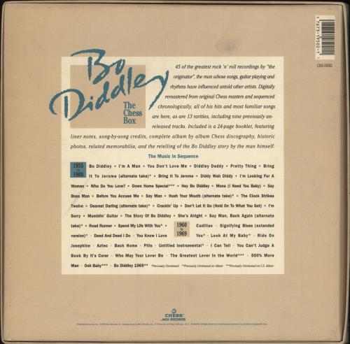 Bo Diddley The Chess Box Vinyl Box Set US BODVXTH706040