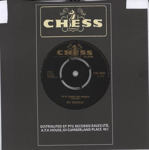 Bo Diddley We're Gonna Get Married 7" vinyl single (7 inch record / 45) UK BOD07WE768316