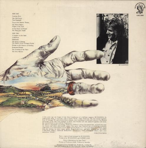 Bo Hansson Lord Of The Rings - 1st + Insert & Red Inner - EX vinyl LP album (LP record) UK BOHLPLO874521