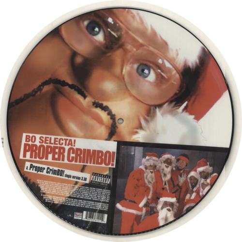 Bo Selecta Proper Crimbo! 12" vinyl picture disc (12 inch picture record) UK BSL2PPR268370