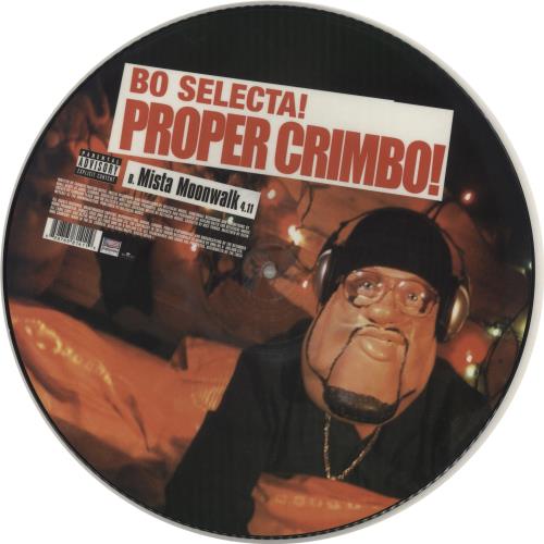 Bo Selecta Proper Crimbo! 12" vinyl picture disc (12 inch picture record) UK BSL2PPR268370