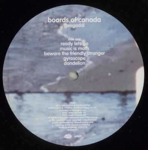 Boards Of Canada Geogaddi - 1st 3-LP vinyl record set (Triple LP Album) UK BOF3LGE880201