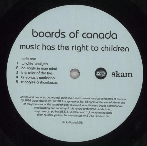Boards Of Canada Music Has The Right To Children 2-LP vinyl record set (Double LP Album) UK BOF2LMU862003