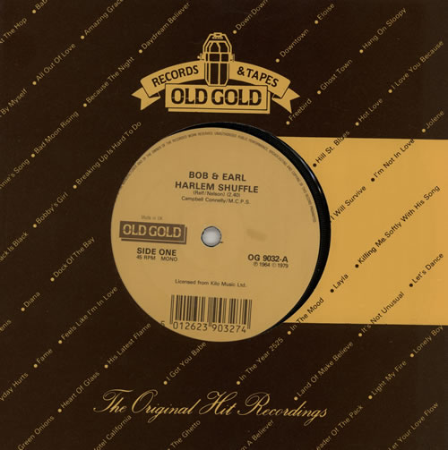 Bob & Earl Harlem Shuffle 7" vinyl single (7 inch record / 45) UK B+E07HA569040