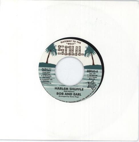 Bob & Earl Harlem Shuffle 7" vinyl single (7 inch record / 45) US B+E07HA815618
