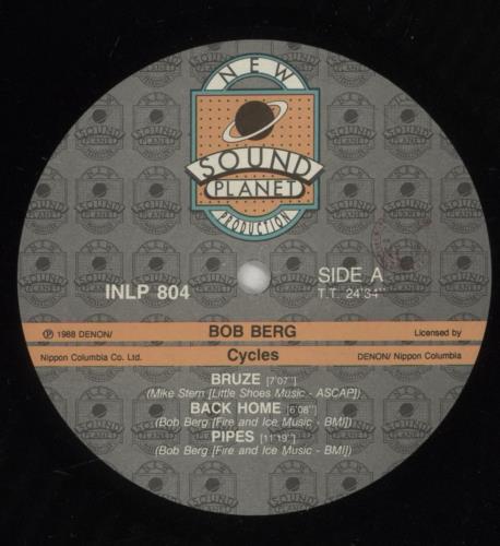 Bob Berg Cycles - Shrink vinyl LP album (LP record) Italian E3CLPCY878718