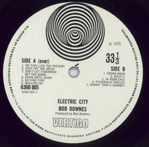 Bob Downes Electric City - EX vinyl LP album (LP record) UK BD0LPEL831998