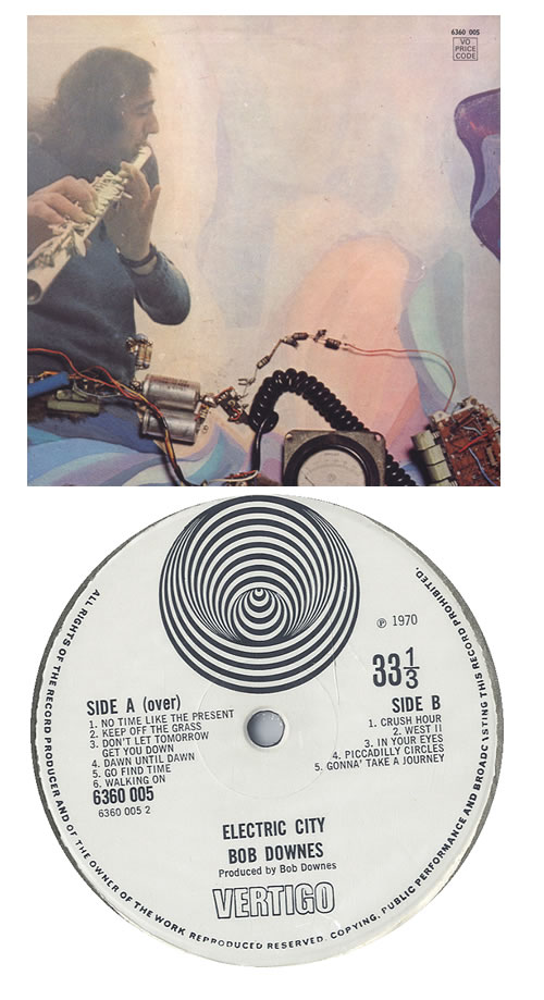 Bob Downes Electric City vinyl LP album (LP record) UK BD0LPEL559993