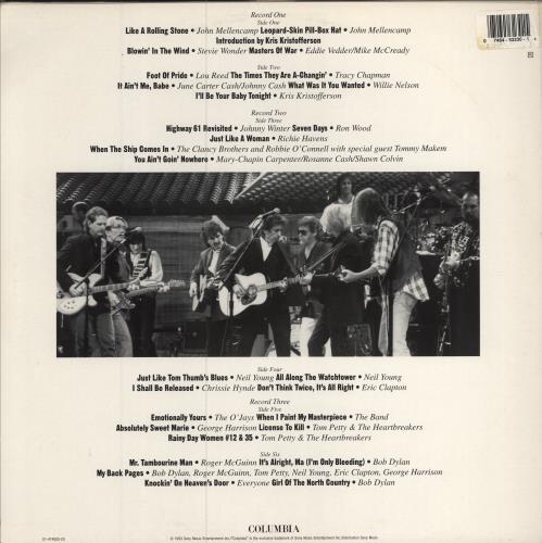 Bob Dylan 30th Anniversary Concert Celebration - EX 3-LP vinyl record set (Triple LP Album) UK DYL3LTH782342