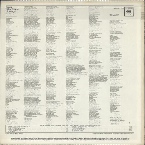 Bob Dylan Another Side Of Bob Dylan - 1st vinyl LP album (LP record) US DYLLPAN728158