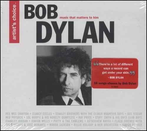 Bob Dylan Artist's Choice CD album (CDLP) US DYLCDAR434184