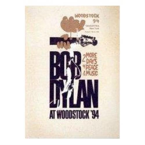 Bob Dylan At Woodstock '94 DVD UK DYLDDAT442264