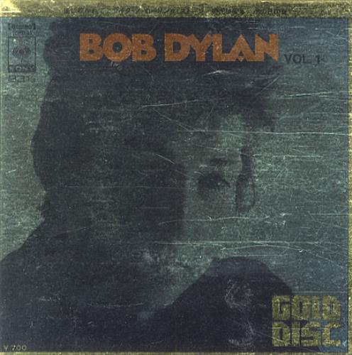 Bob Dylan Bob Dylan Vol. 1 - Gold Disc 7" vinyl single (7 inch record / 45) Japanese DYL07BO338473