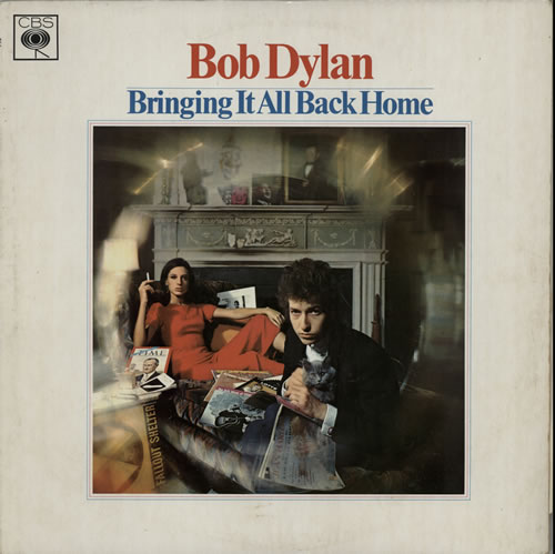 Bob Dylan Bringing It All Back Home - Autographed vinyl LP album (LP record) UK DYLLPBR582199