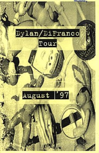 Bob Dylan DiFranco Tour Itinerary book US DYLBKDI358172