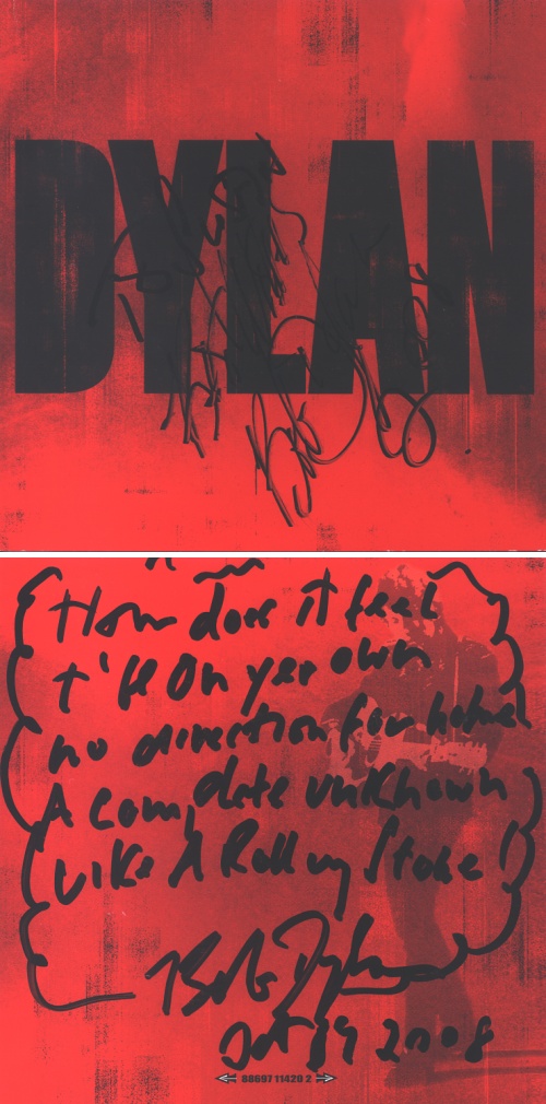 Bob Dylan Dylan - Autographed CD Album Box Set UK DYLDXDY595087