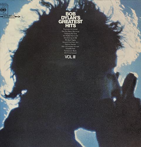 Bob Dylan Greatest Hits Vol III vinyl LP album (LP record) German DYLLPGR327292