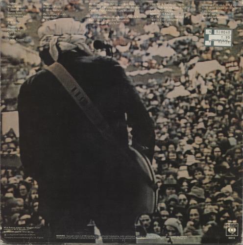 Bob Dylan Hard Rain vinyl LP album (LP record) UK DYLLPHA171437