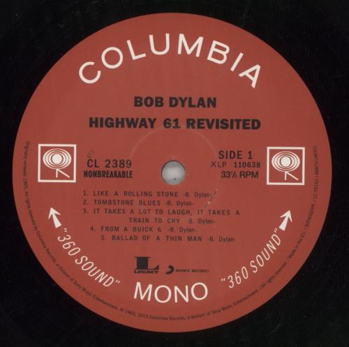 Bob Dylan Highway 61 Revisited - 180gm - EX vinyl LP album (LP record) UK DYLLPHI867175