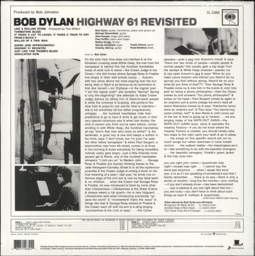 Bob Dylan Highway 61 Revisited - Mono Edition - Black Vinyl - Sealed vinyl LP album (LP record) UK DYLLPHI835114
