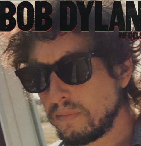 Bob Dylan Infidels - Gold Promo Stamped vinyl LP album (LP record) US DYLLPIN384091