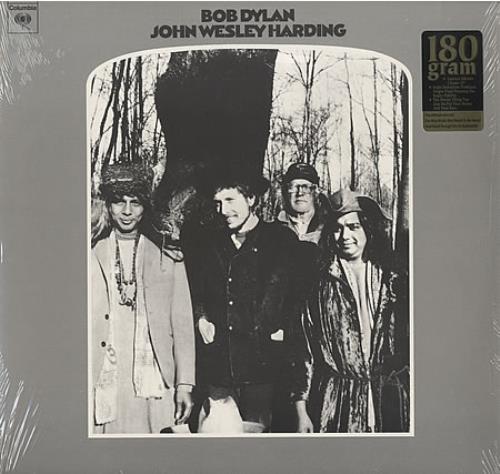 Bob Dylan John Wesley Harding - 180gm - Sealed vinyl LP album (LP record) US DYLLPJO89366