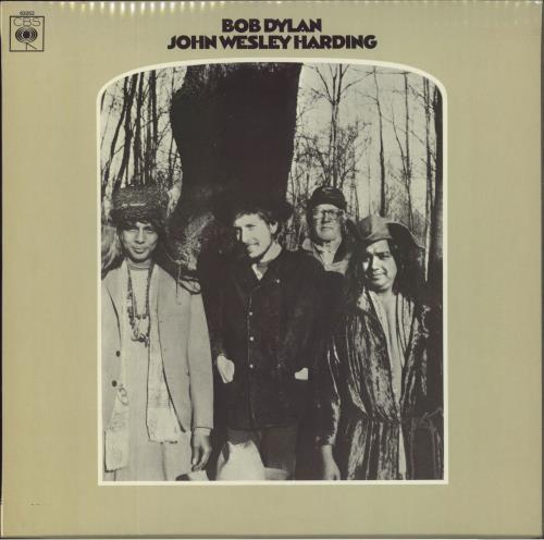Bob Dylan John Wesley Harding - 1st Mono vinyl LP album (LP record) UK DYLLPJO802946