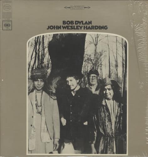Bob Dylan John Wesley Harding - 360 Sound vinyl LP album (LP record) US DYLLPJO405829