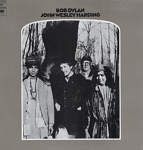 Bob Dylan John Wesley Harding vinyl LP album (LP record) US DYLLPJO290362