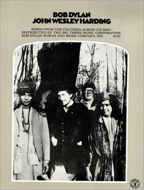Bob Dylan John Wesley Harding book US DYLBKJO461937