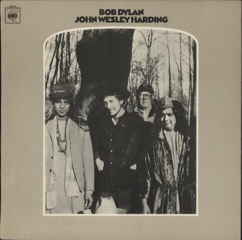 Bob Dylan John Wesley Harding vinyl LP album (LP record) Dutch DYLLPJO877526