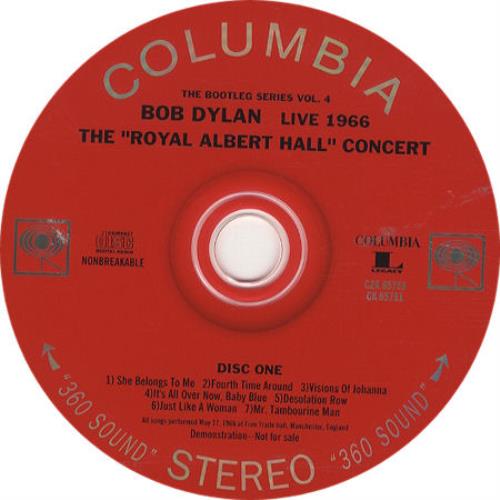 Bob Dylan Live 1966 2 CD album set (Double CD) US DYL2CLI142078